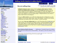 Tablet Screenshot of boat-vacations.com